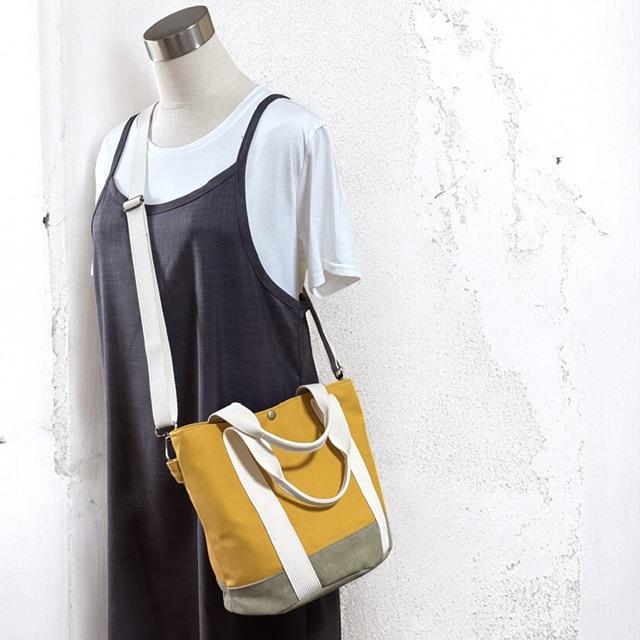 ３色帆布と猫boxerの丸底2wayトートバッグ | 10枚目