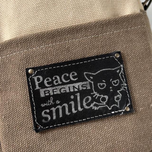 猫boxerのお出かけミニショルダーバッグ(ブラウン+生成り | 3枚目