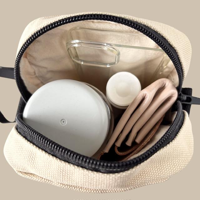 猫boxerのお出かけミニショルダーバッグ(ブラウン+生成り | 9枚目